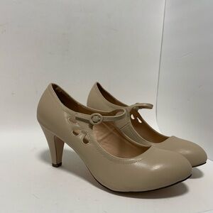 J Adams Pixie Retro Maryjane Kitten Heel Shoes Ladies Size 11 NIB